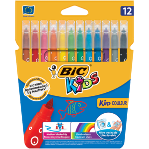 Rotulador Bic Kid Couleur Punta Media lavable