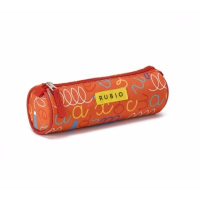 Estuche  Marca Rubio Redondo letras rojo