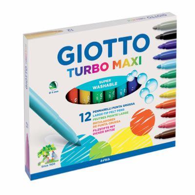 Rotulador Giotto Turbo Maxi  12 Unid. Surtidos