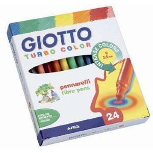 Rotulador Giotto Turbo Color 24 Unid.Surtidos