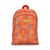 Mochila Rubio Letras Roja