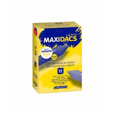 Ceras Maxidacs Caja de 12 Unid. Oro-Plata