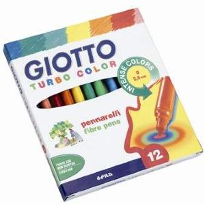 Rotulador Giotto Turbo Color 12 Unid.Surtidos