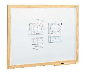 Pizarra Blanca Marco de Aluminio 122x300