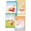 Libreta Infantil Decorada 30 h. Cuarto 60 grs.Cuadricula 4 mm