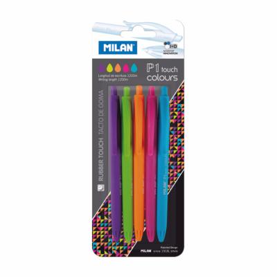Bolígrafo P1 Touch Colours Blíster 5 colores